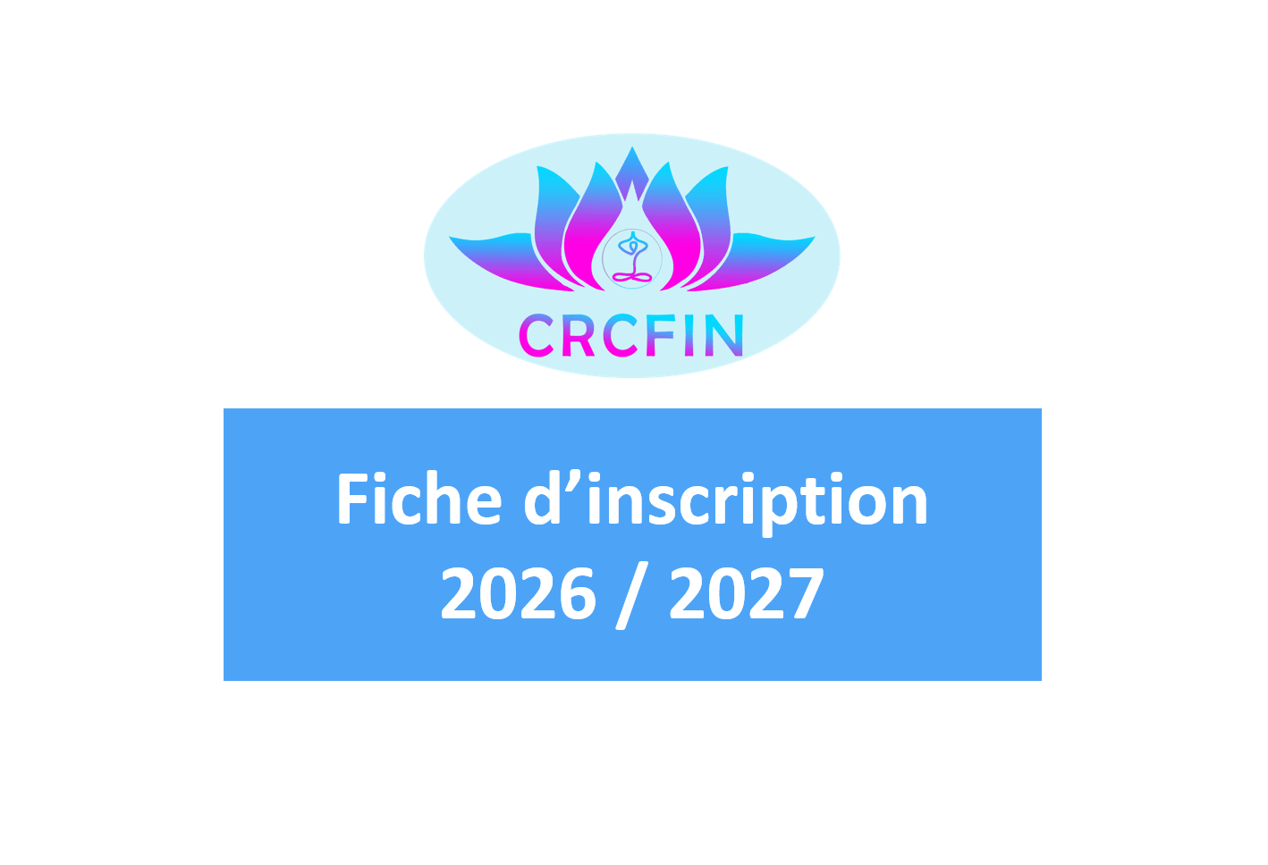 Fiche inscription CRCFIN actu